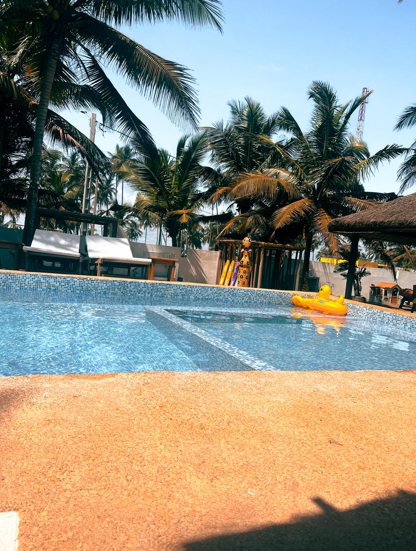 Vue principale de la piscine